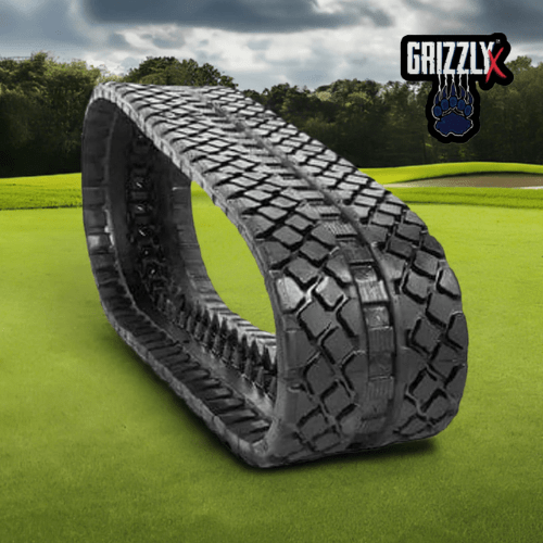 Best 18” (450x86) Turf-Friendly Diamond Rubber Tracks | Grizzly Tracks ...