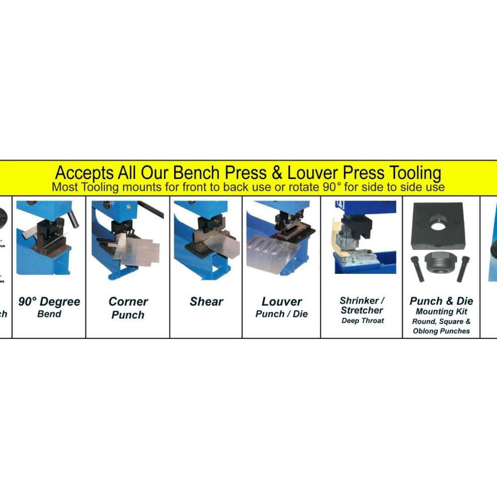 Mittler Bros. Louver Press Kit w/ Indvidual 5" Punch Die 500LA045