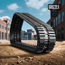 Grizzly Rubber Tracks Mini Excavators 250x72x45 Ditch Witch XT850 Heavy Duty Rubber Track - Multi Bar Tread Pattern