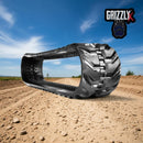 Grizzly Rubber Tracks Mini Excavators 450x81Wx76 Doosan DX85R-3 Heavy Duty Rubber Track - L Tread Pattern