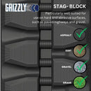 Grizzly Rubber Tracks Replacement Rubber Track Grizzly Tracks™ 320x86x47 Rubber Track – Standard (PM) & Heavy Duty (PR) Series