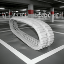 Grizzly Rubber Tracks Replacement Rubber Track PR Series™ ( Heavy Duty Model ) / 320x86x49 ( 13" ) Grizzly Tracks™ 320x86x49 Non-Marking Rubber Track (Multi-Bar) – Heavy Duty (PR) Series