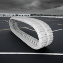 Grizzly Rubber Tracks Replacement Rubber Track PR Series™ ( Heavy Duty Model ) / 320x86x49 ( 13" ) Grizzly Tracks™ 320x86x49 Non-Marking Rubber Track (Multi-Bar) – Heavy Duty (PR) Series