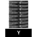 Grizzly Rubber Tracks Skid Steer Tracks 500x90x82 Yanmar C50R-1 Heavy Duty Rubber Track - Crawler Carrier Y Tread Pattern