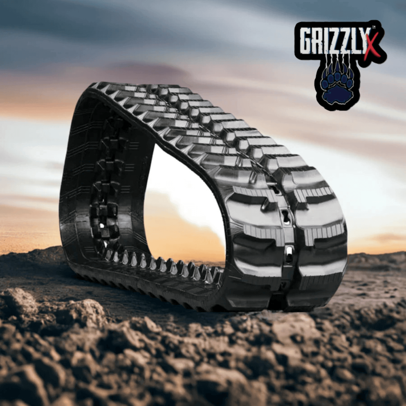 Bobcat MT100 Heavy Duty Rubber Track - L Tread Pattern 10
