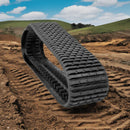 Grizzly Rubber Tracks Skid Steer Tracks Bobcat MT100 Heavy Duty Rubber Track - Multi Bar Tread Pattern