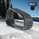 Grizzly Rubber Tracks Skid Steer Tracks John Deere 323E Heavy Duty Rubber Track -Zig Zag Tread Pattern