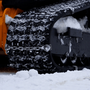 Grizzly Rubber Tracks Skid Steer Tracks John Deere 323E Heavy Duty Rubber Track -Zig Zag Tread Pattern