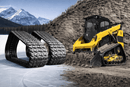 Grizzly Rubber Tracks Skid Steer Tracks John Deere 323E Heavy Duty Rubber Track -Zig Zag Tread Pattern