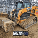 Grizzly Rubber Tracks Skid Steer Tracks John Deere 323E Heavy Duty Rubber Track -Zig Zag Tread Pattern