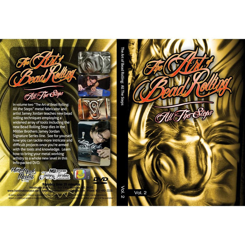 Mittler Bros Bead Rollers Mittler Bros The Art of Bead Rolling Volume 2 - DVD - Jamey Jordan