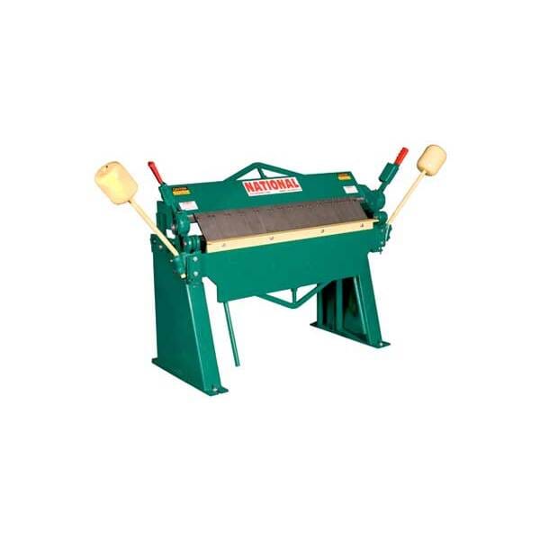 National 4 Foot Box & Pan Brake, 12 Gauge - U4812 | Madison Machinery Inc