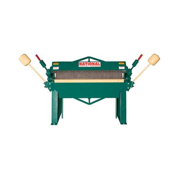 National 4 Foot Box & Pan Brake, 12 Gauge - U4812 | Madison Machinery Inc