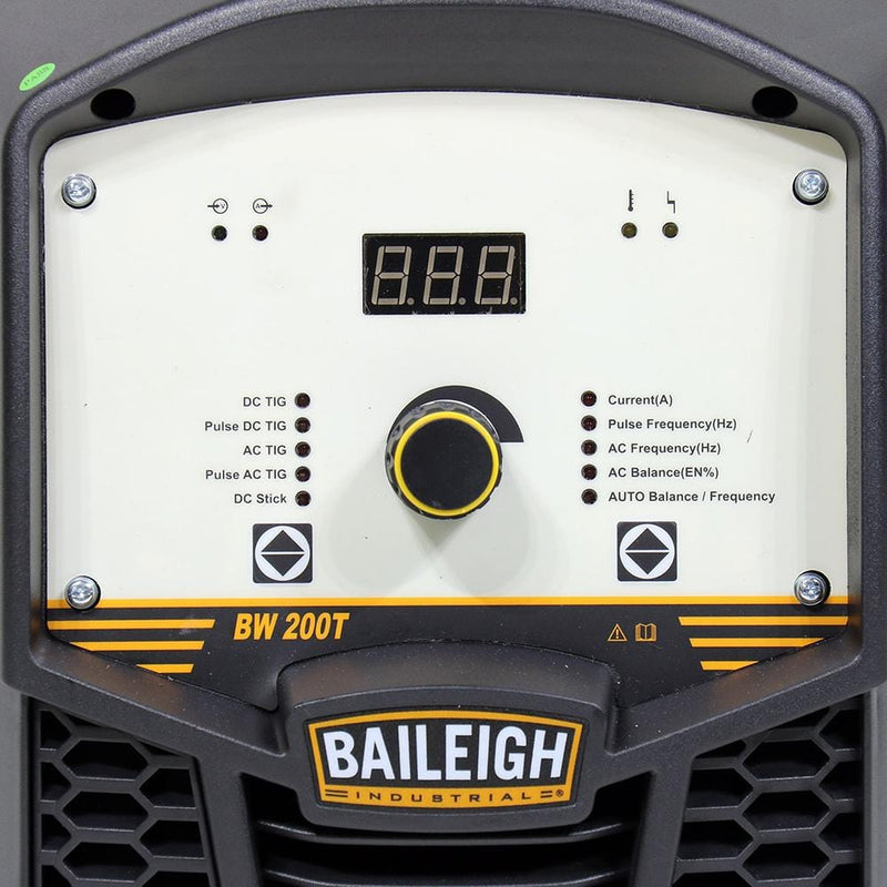 Baileigh Industrial BW-200T - 200A AC/DC Pulse TIG Welder