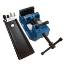 Baileigh Industrial BV-4Q - 4 Inch Quick Jaw Vise w/ Guide Rail