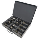 Edwards Ironworkers 12 Piece Round Metric Punch & Die Set with Storage Case