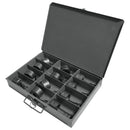 Edwards Ironworkers 12 Piece Round Punch & Die Set with Storage Case