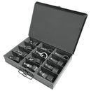 Edwards Ironworkers 12 Piece Square Punch & Die Set with Storage Case