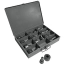 Edwards Ironworkers 12 Piece Standard Round Punch & Die Set with Storage Case