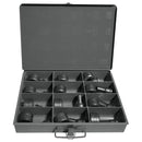 Edwards Ironworkers 12 Piece Standard Round Punch & Die Set with Storage Case