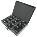 Edwards Ironworkers 12 Piece Standard Round Punch & Die Set with Storage Case