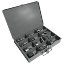 Edwards Ironworkers 12 Piece Standard Round Punch & Die Set with Storage Case