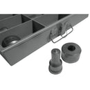 Edwards Ironworkers 12 Piece Standard Round Punch & Die Set with Storage Case