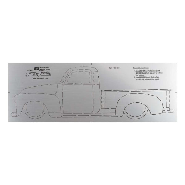 Mittler Bros. 1948-1954 GM Truck Bead Roll Template - 202-612