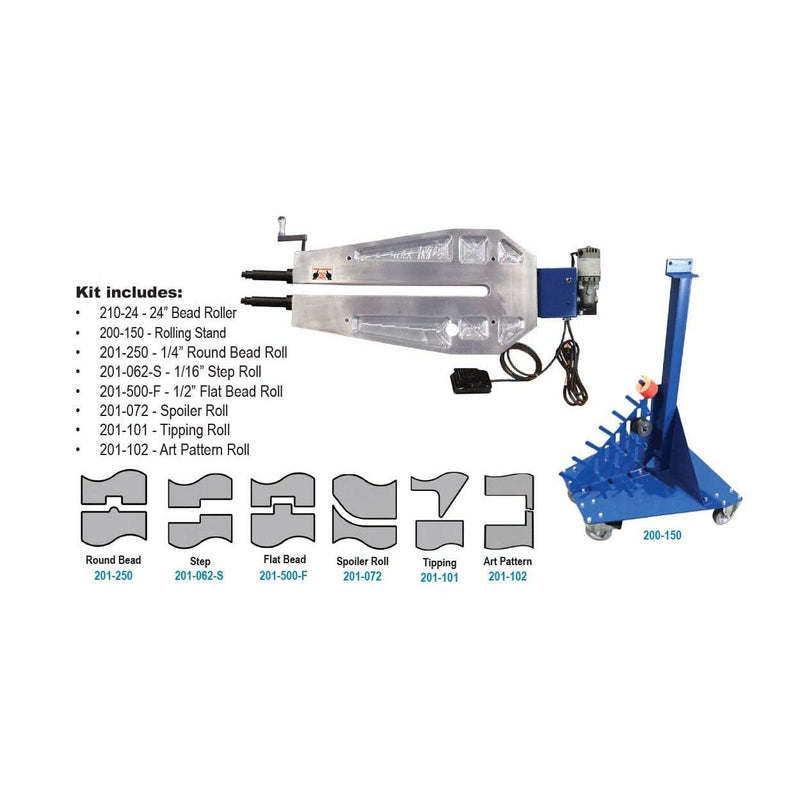 Mittler Bros. Mittler Bros. 24" Bead Roller Kit - Standard - 210-24-K