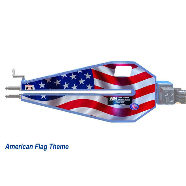 Mittler Bros. 36" Bead Roller American Flag Vinyl Wrap (Set) - 200-701