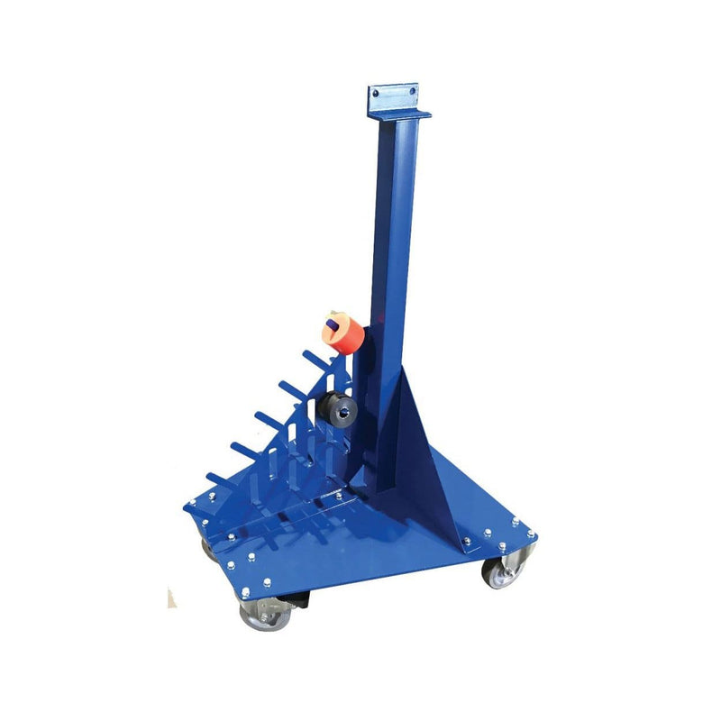 Mittler Bros. Bead Roller Stand with Integrated Roll Holders and Locking Casters - 200-150