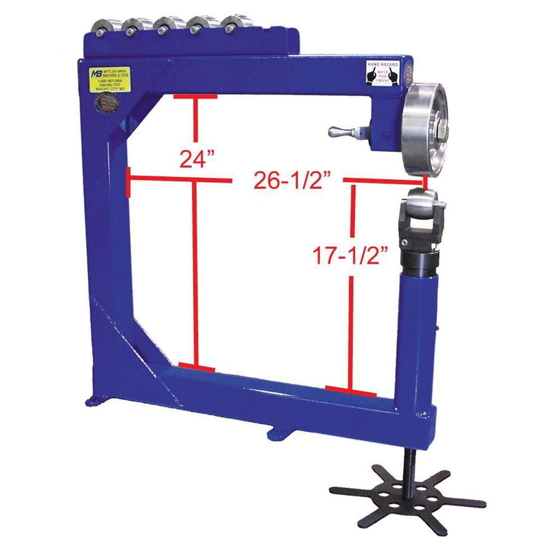 Mittler Bros. Bench Mount English Wheel - 2900 Additional View 1