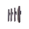 Mittler Bros. 1", 2", 3", 6" (11 pcs) X 1/16" Radius Finger Kit - 72" - 2800-A255-K72