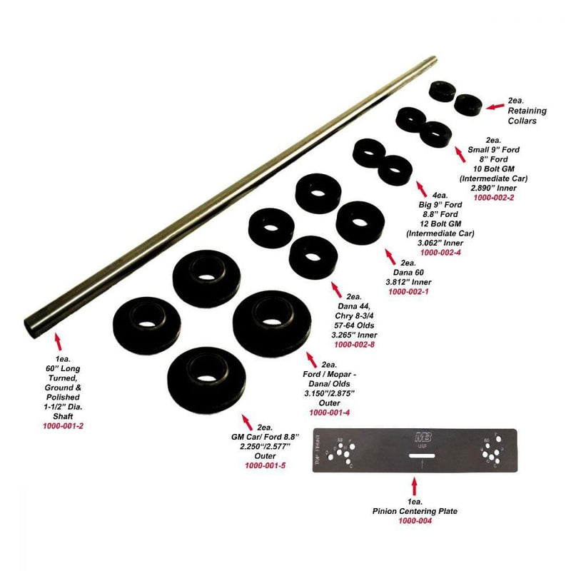 Mittler Bros. Rear-End Narrowing Kit w/ 60" Shaft - 1000-RENK1