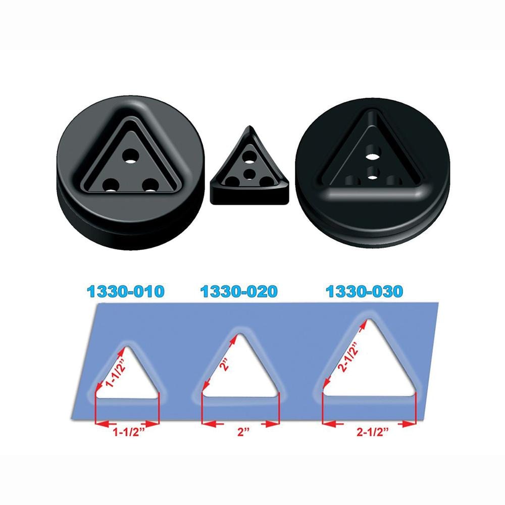 Triangular Punch Mittler Bros. 2-1/2