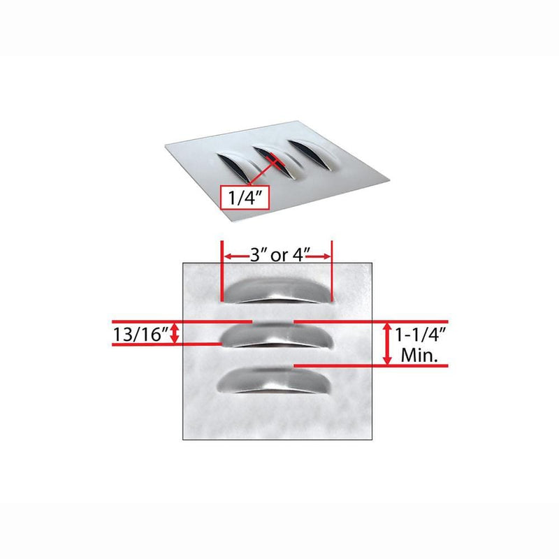 Mittler Bros. Louver Punch Set - 4" Dome Louver - 500-047