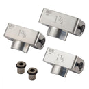 Mittler Bros. Set of 3 Tube Drill Jigs 1-1/2", 1-5/8" & 1-3/4" With 7/16" Drill Bushings - 3500-1800-4375