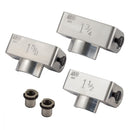 Mittler Bros. Set of 3 Tube Drill Jigs 1-1/2", 1-5/8" & 1-3/4" With 9/16" Drill Bushings - 3500-1800-5625