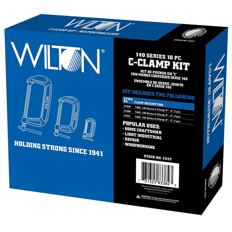 Wilton Tools 10-pc 140 Series C-Clamp Kit