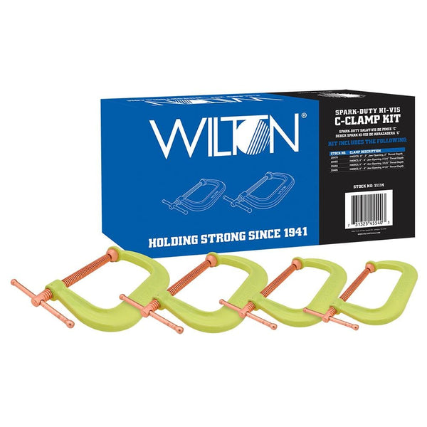 Wilton Tools Spark-Duty 400CS Hi-Vis C-Clamp Kit