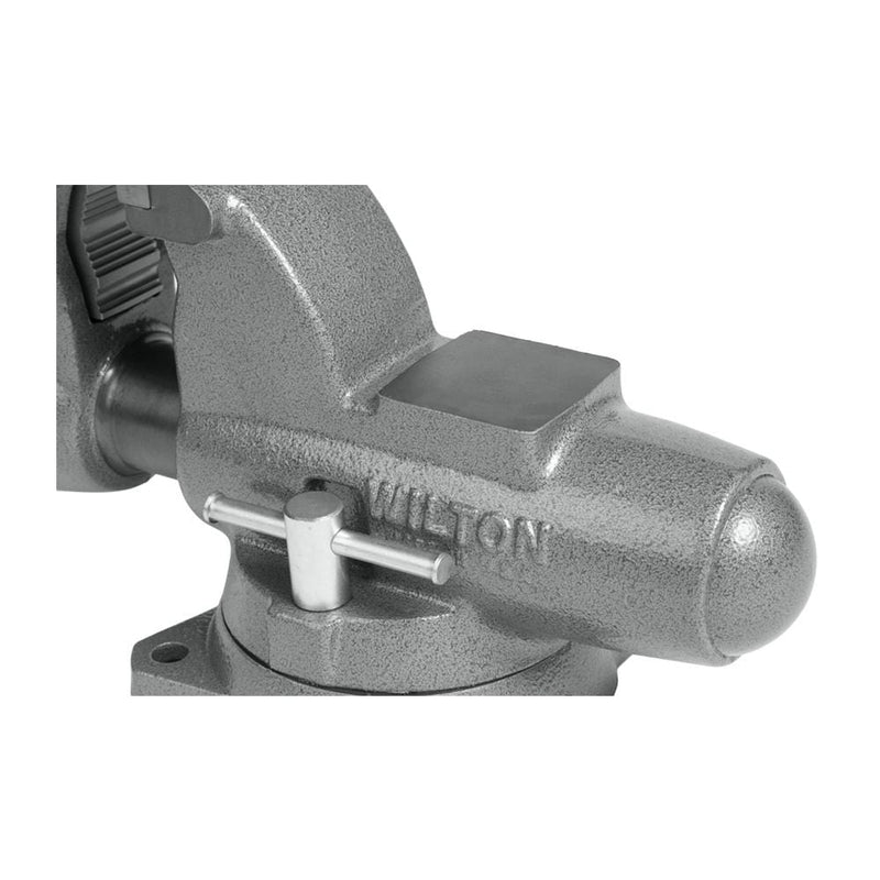 Wilton Tools Combination Pipe And Bench Jaw Round Channel Vise with Swivel Base