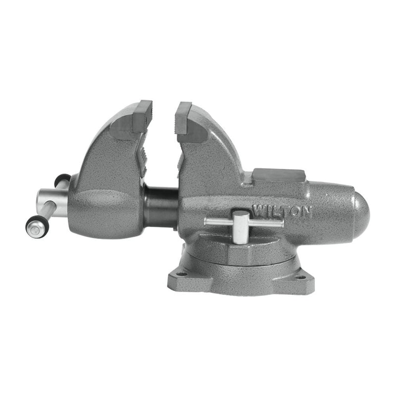 Wilton Tools Combination Pipe And Bench Jaw Round Channel Vise with Swivel Base